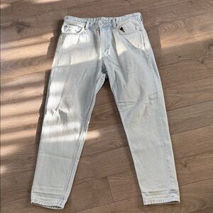 Zara Light Blue Men's Tapered Jeans